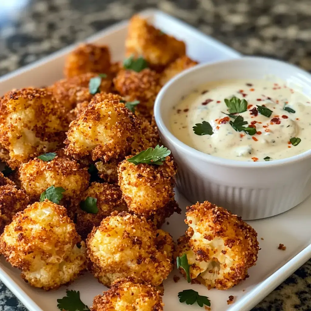 Crispy Air Fryer Cauliflower Bites