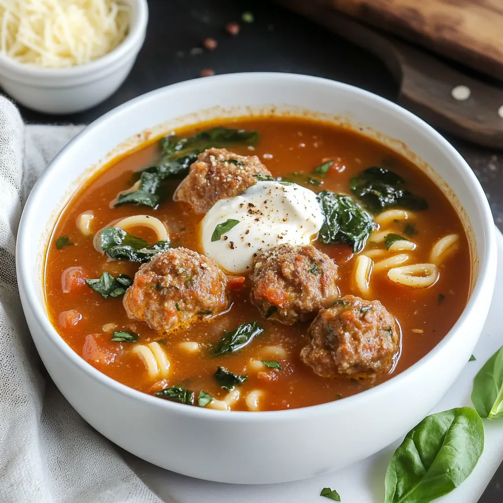 Meatball Soup Bowl