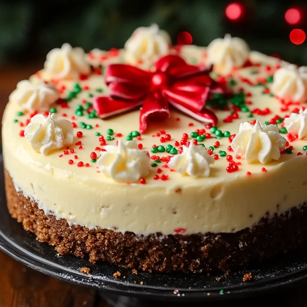 Sugar Cookie Holiday Cheesecake