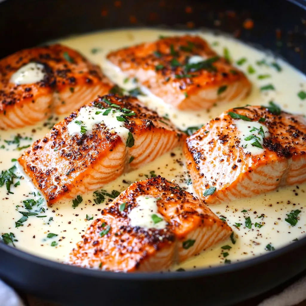 Creamy Salmon Dish