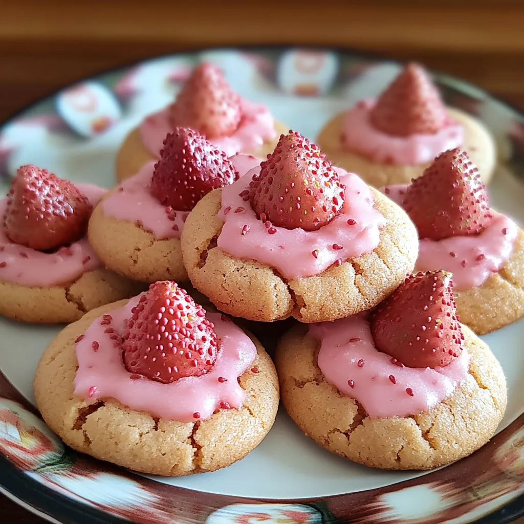 Soft Strawberry Cookies