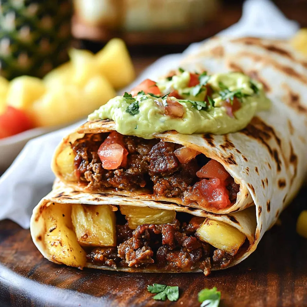 Delicious California burrito