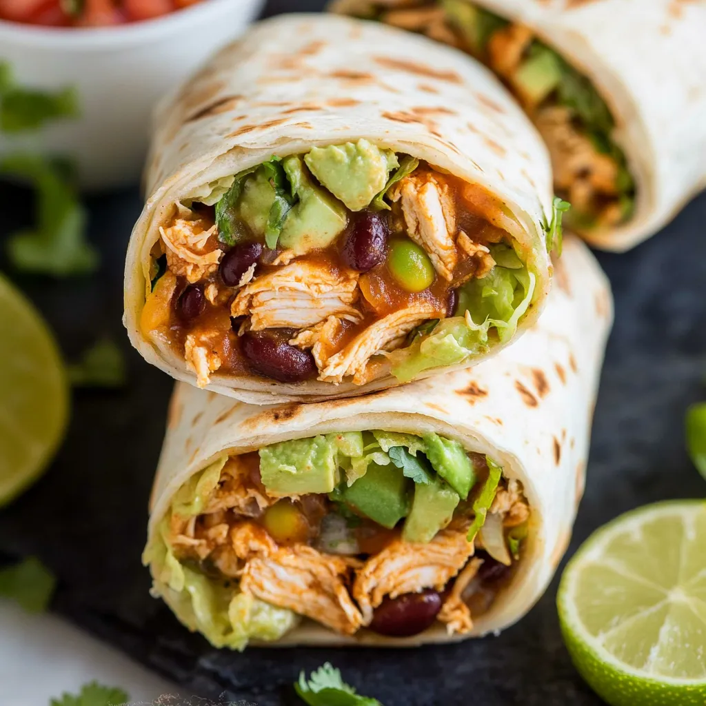 Chicken Wrap with Bold Flavors
