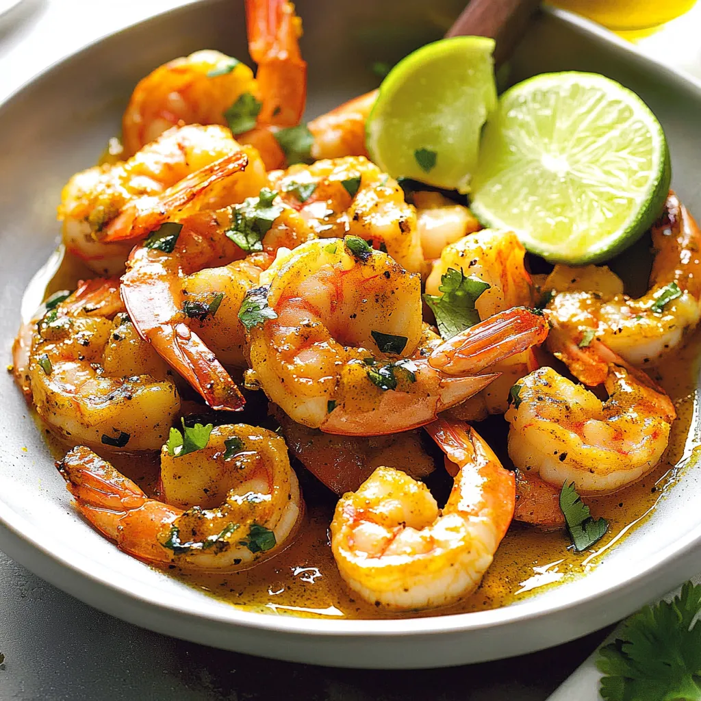 Golden Shrimp with Zesty Lime Sauce