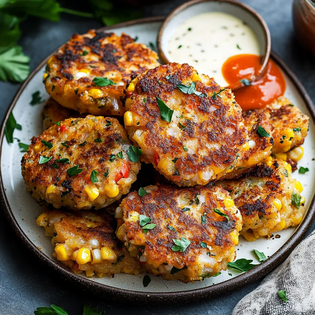 Corn and Shrimp Patties