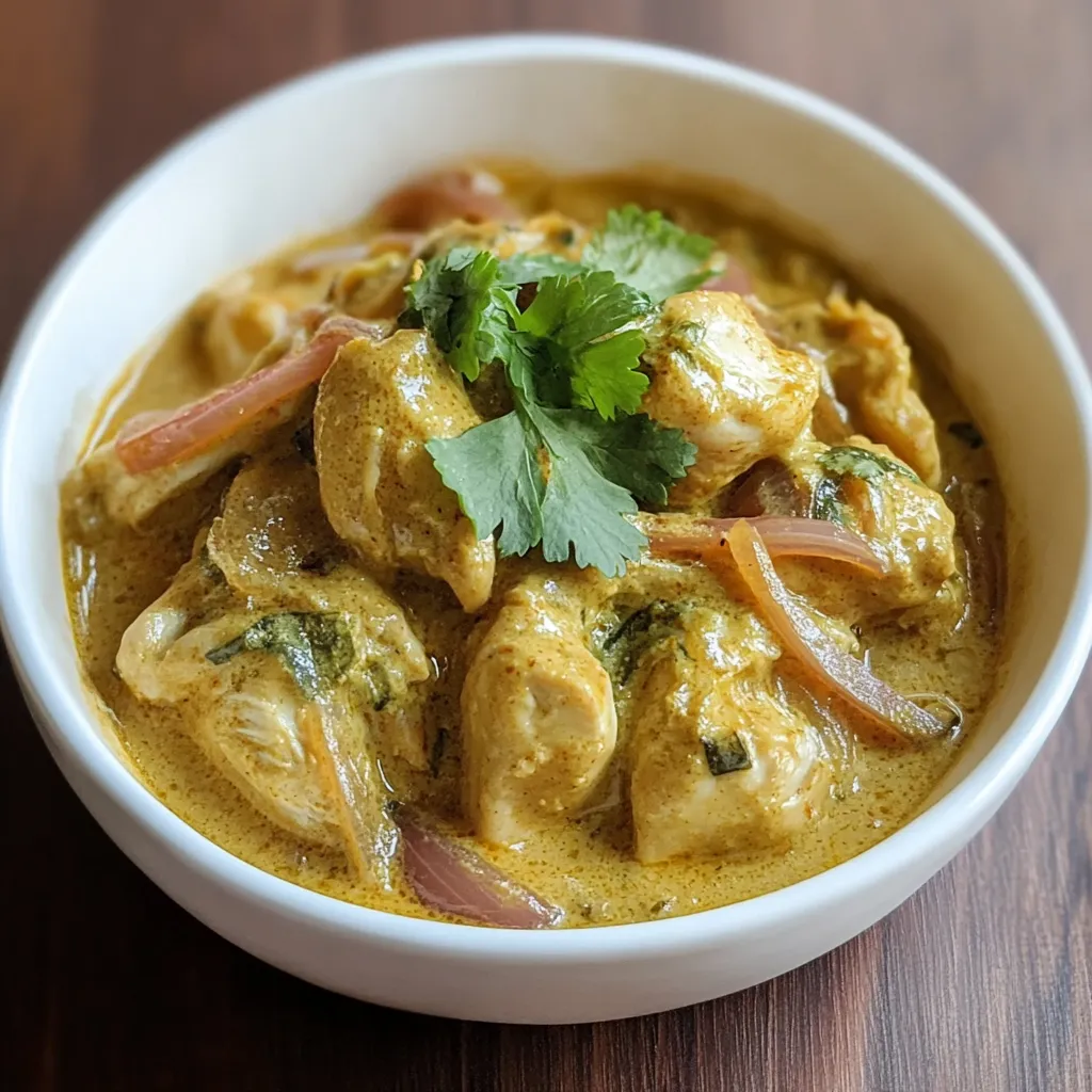 Creamy Chicken Curry Dish