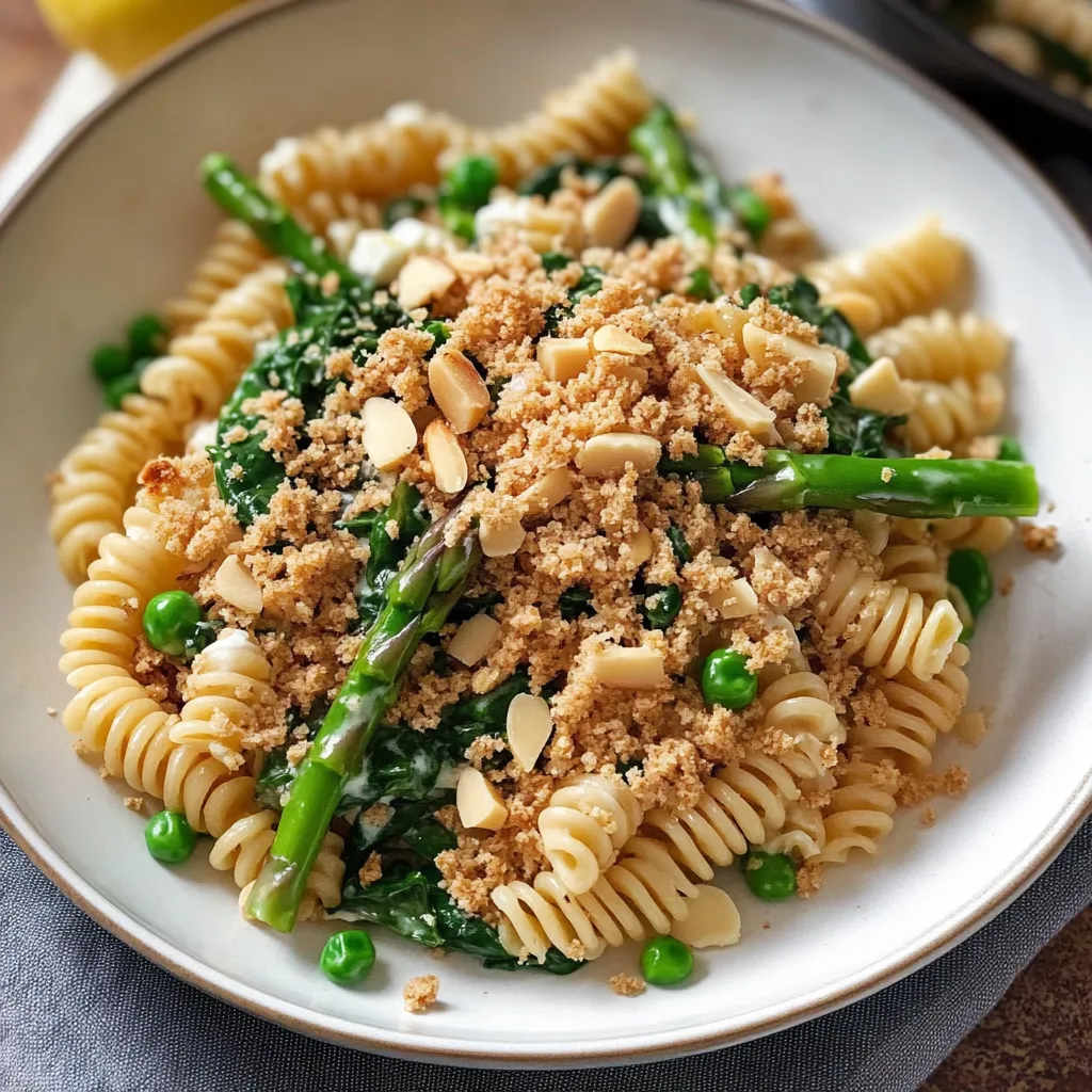 Fresh Fusilli with Vegetables and Breadcrumbs