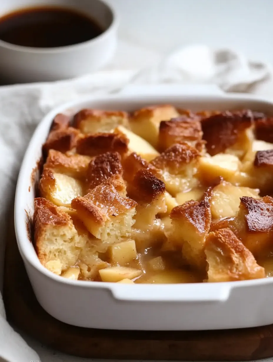 easy Apple Bread Pudding recipe
