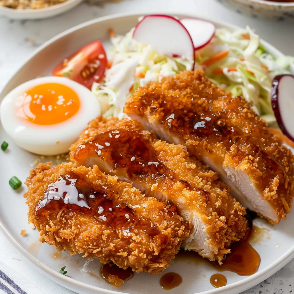 Golden Crunchy Chicken Katsu