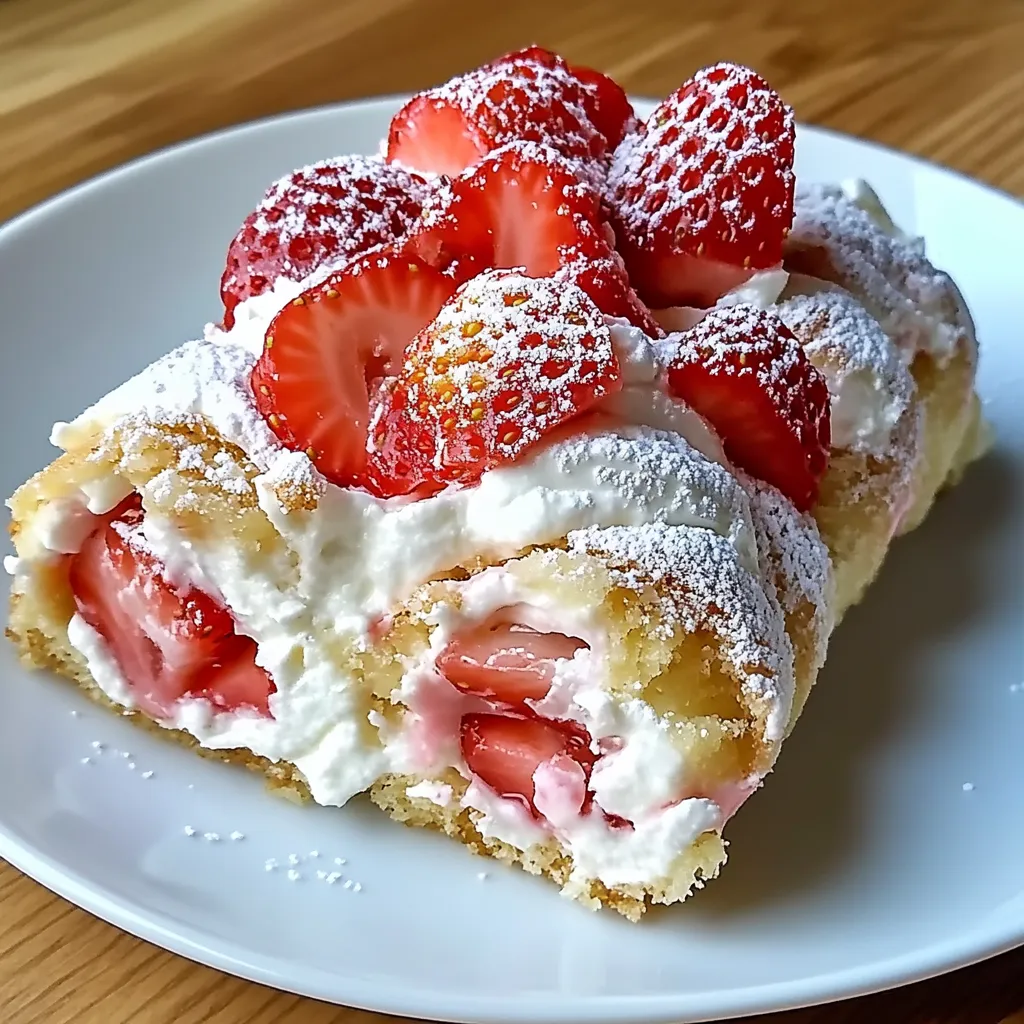 Shortcake Cheesecake Rolls