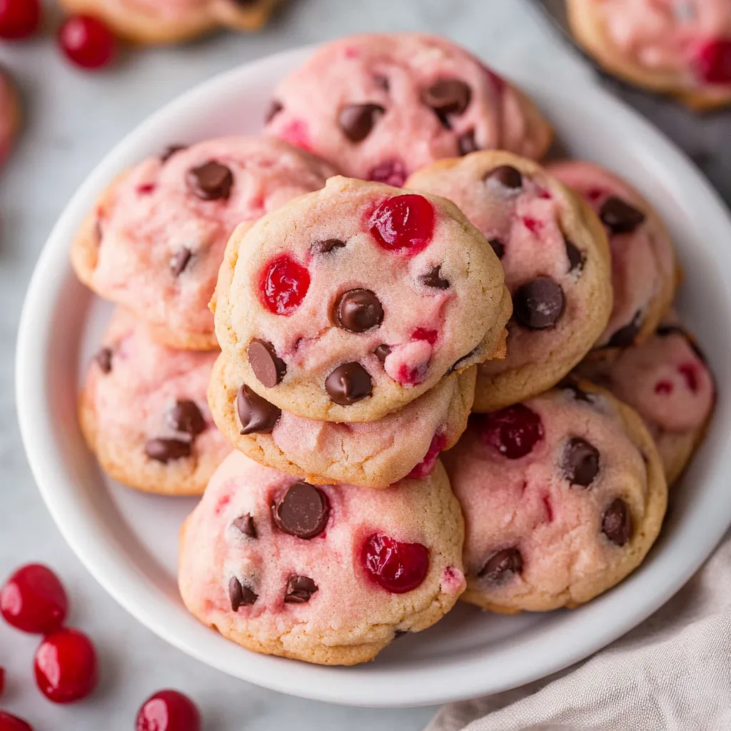 Vibrant Cherry Cookies