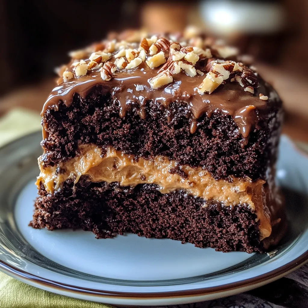 German Chocolate Cake Dessert