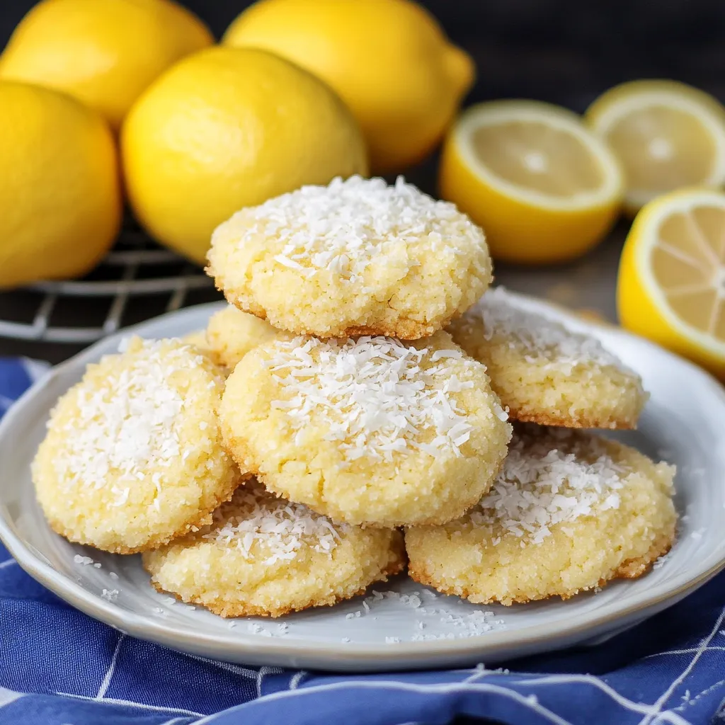 Coconut Lemon Cookies