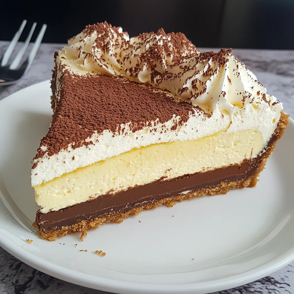Layered Chocolate Cream Pie