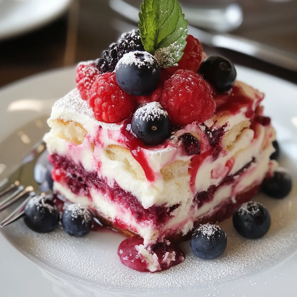 Layered Berry Dessert
