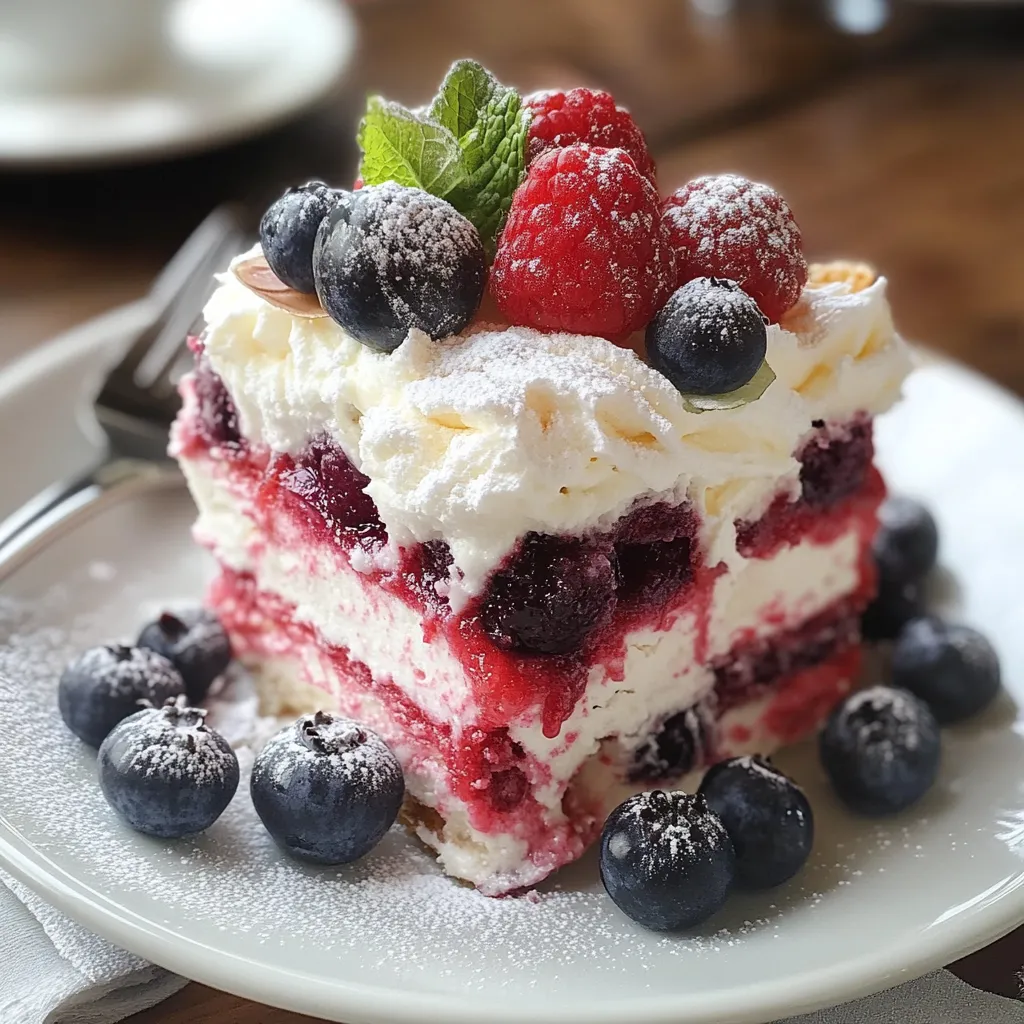 Easy Berry Tiramisu Recipe