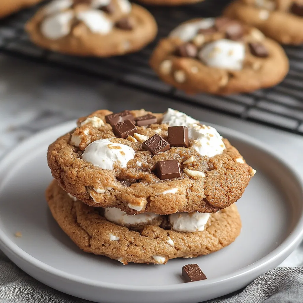 Gooey S’mores Cookies
