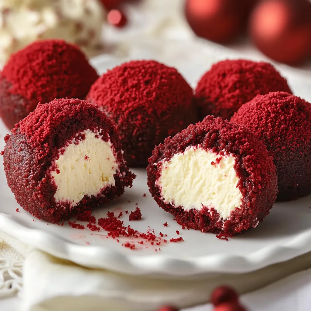 Easy Red Velvet Cheesecake Bites