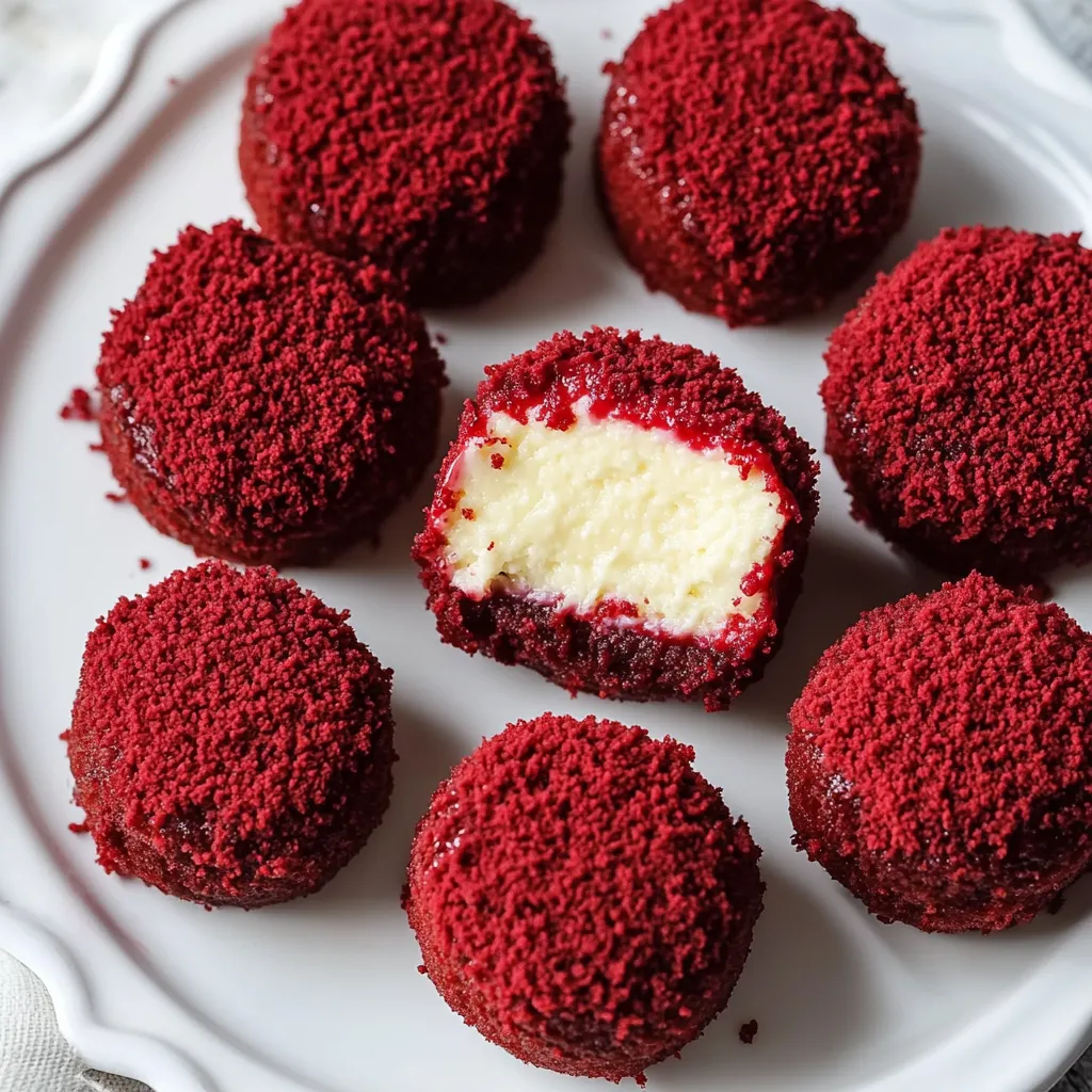 Homemade Red Velvet Cheesecake Bites Recipe