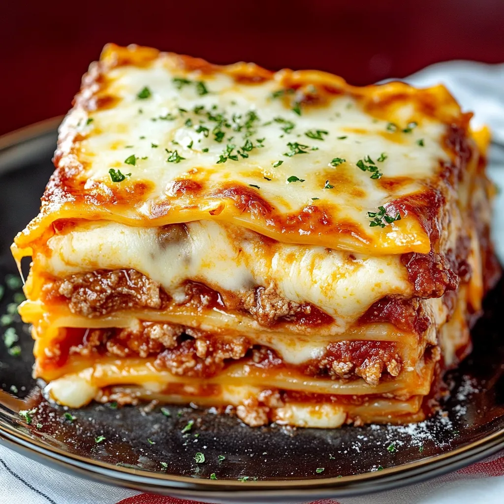 Creamy Meaty Lasagna