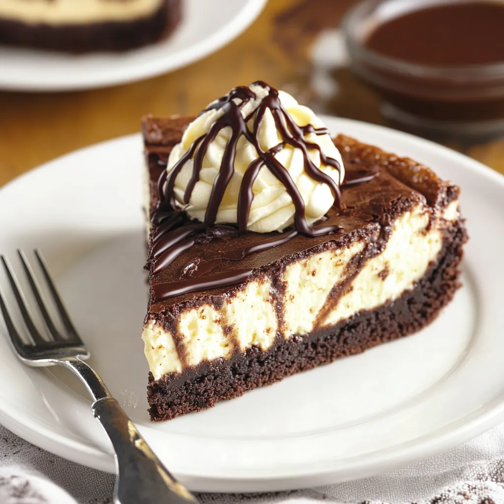 Layered Brownie Cheesecake