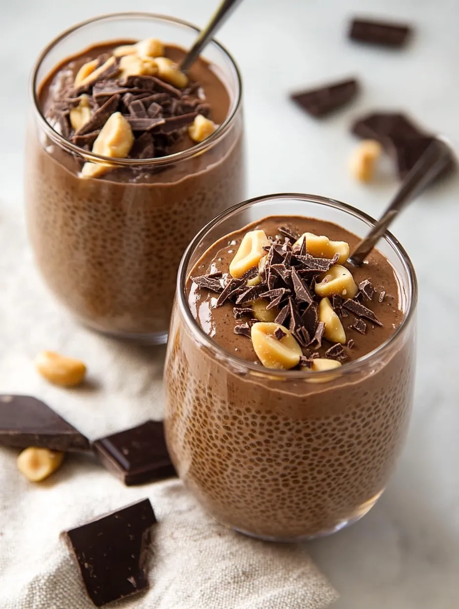 Peanut Butter Chocolate Chia Pudding Recipe