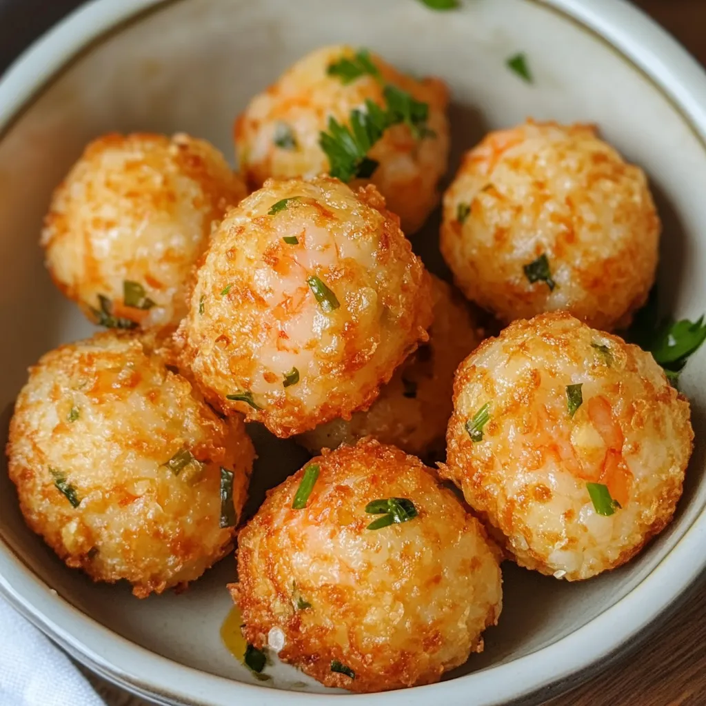 Tasty Seafood Balls With Asian Flair