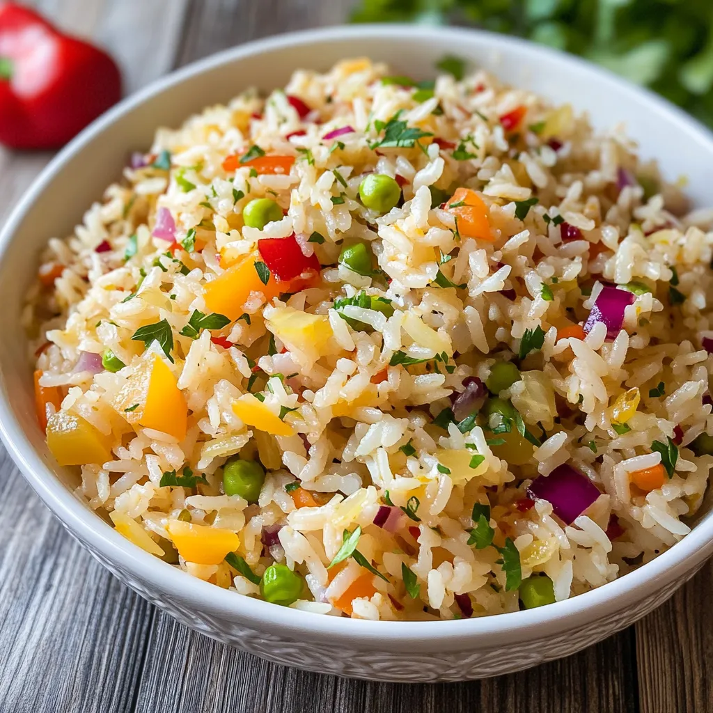Bright and Tropical Confetti Rice