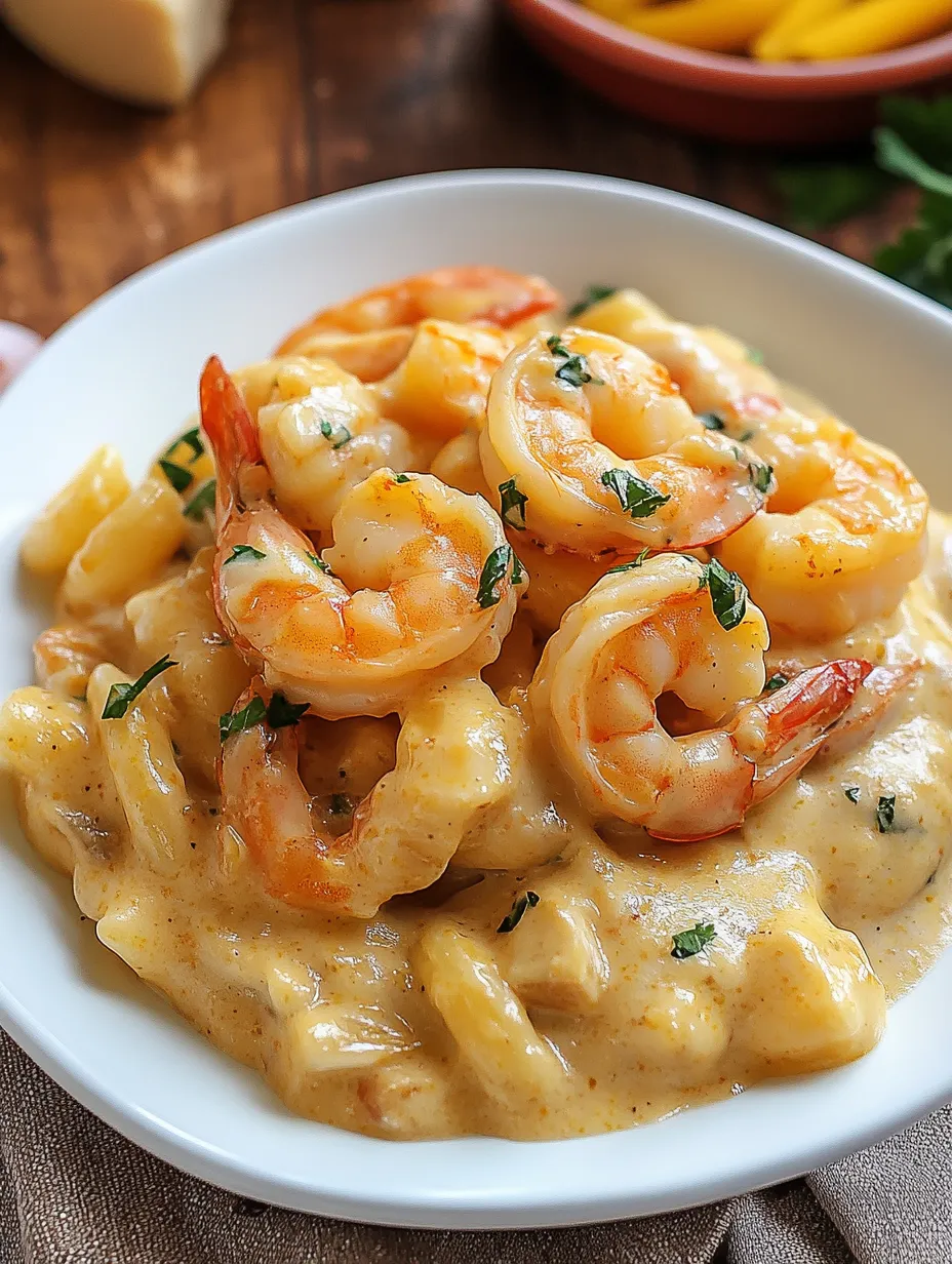 Easy Creamy Jamaican Shrimp Rasta Pasta Recipe