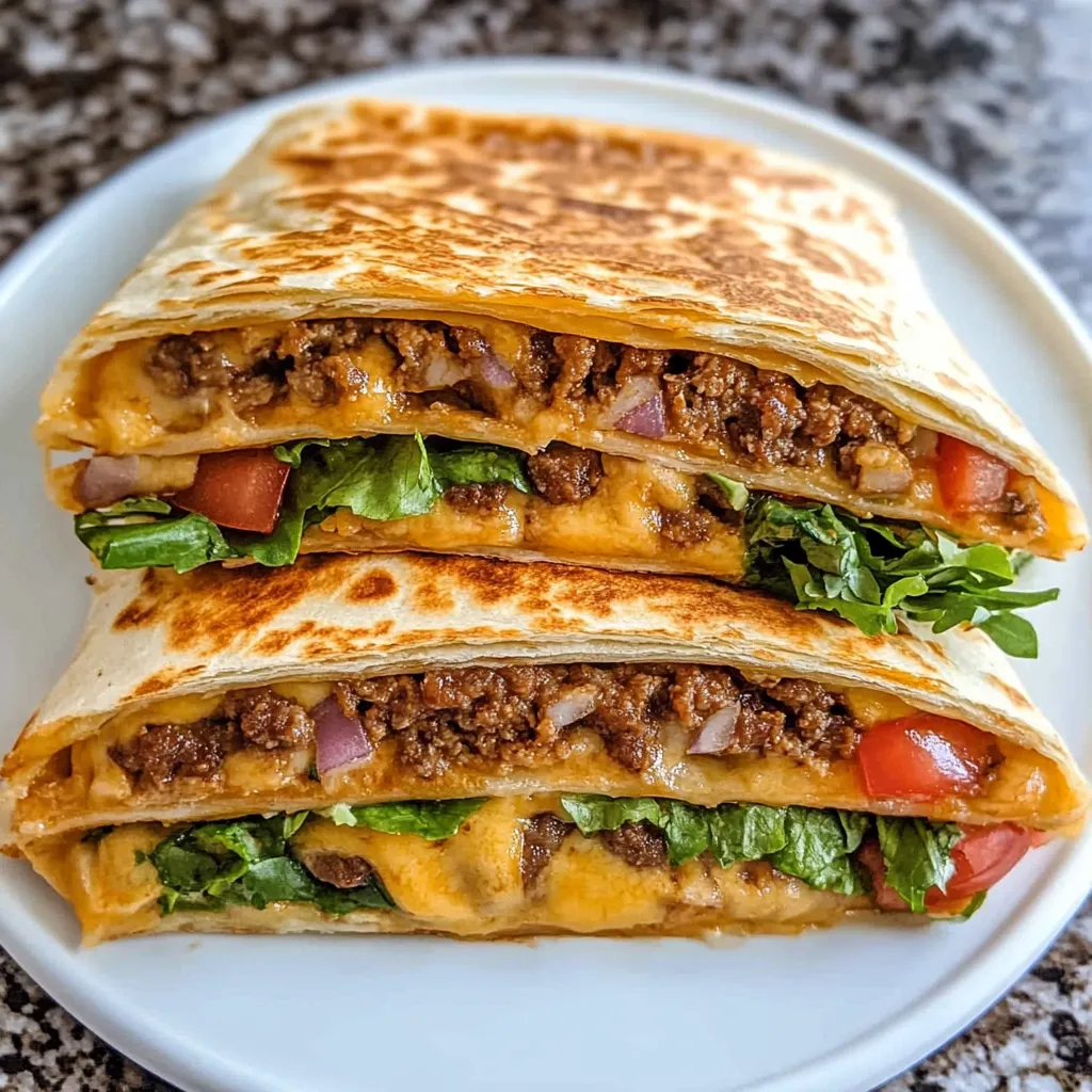 Homemade Crunchwrap Supreme