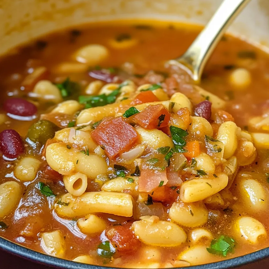 Hearty Pasta Fagioli Soup