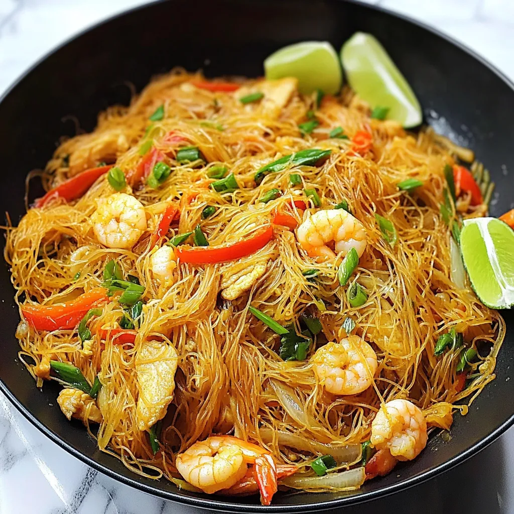 Flavorful Singapore Noodles Dish