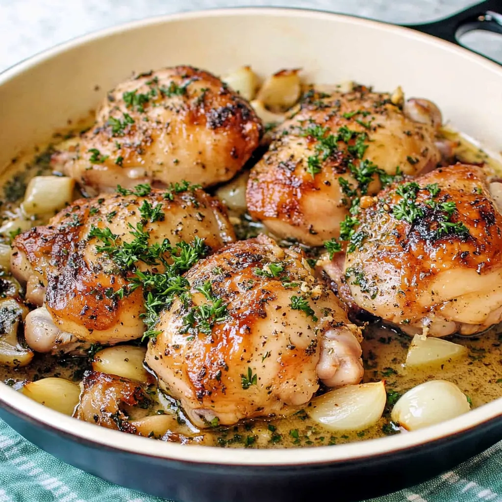 Savory Chicken and Garlic Dish