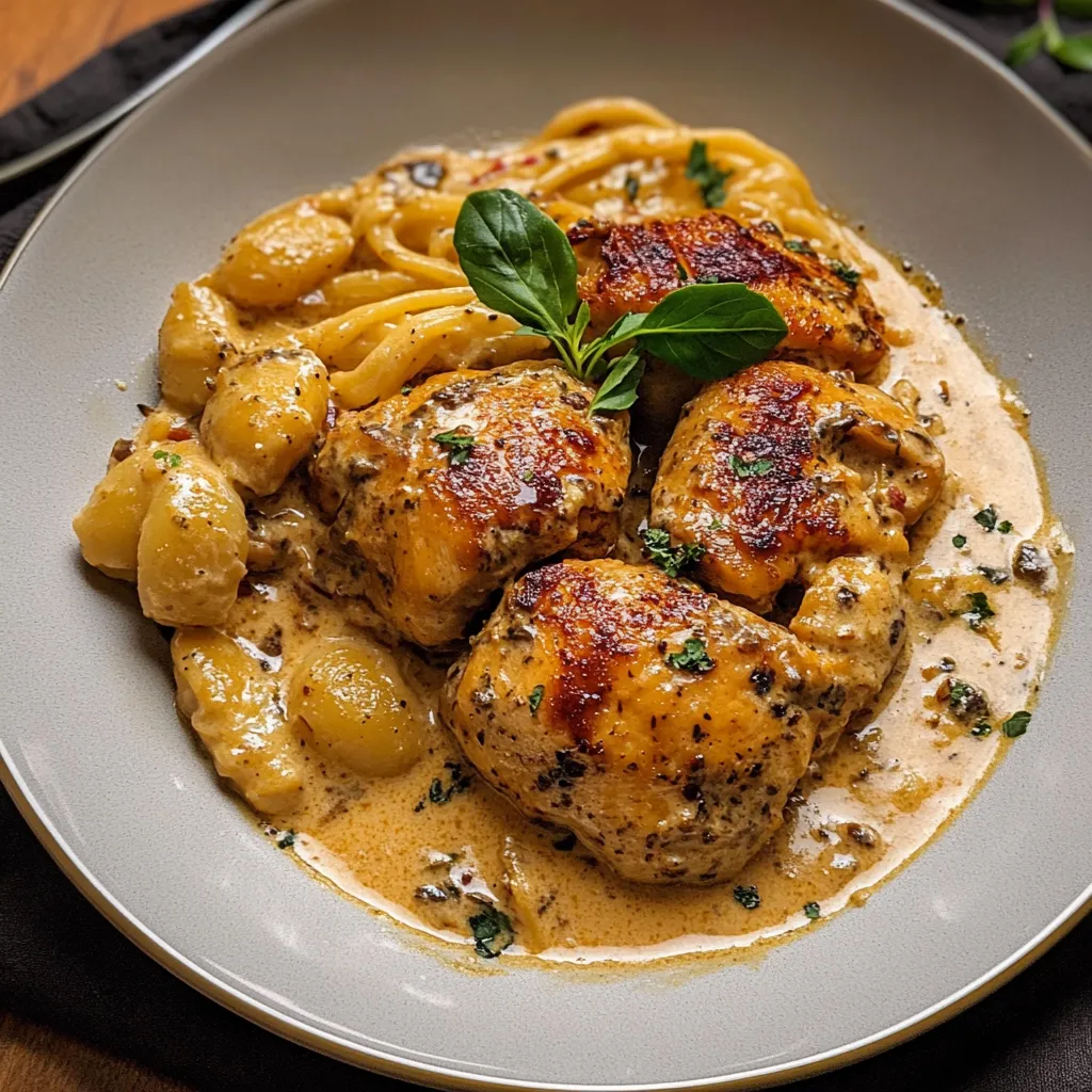 Creamy Tuscan Chicken Plate