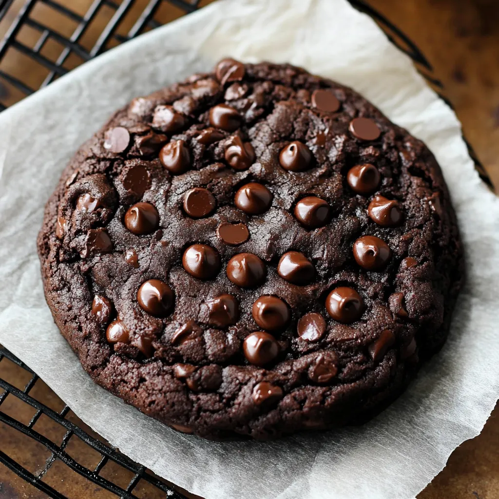 Huge Chocolate Cookie for Valentine's Day