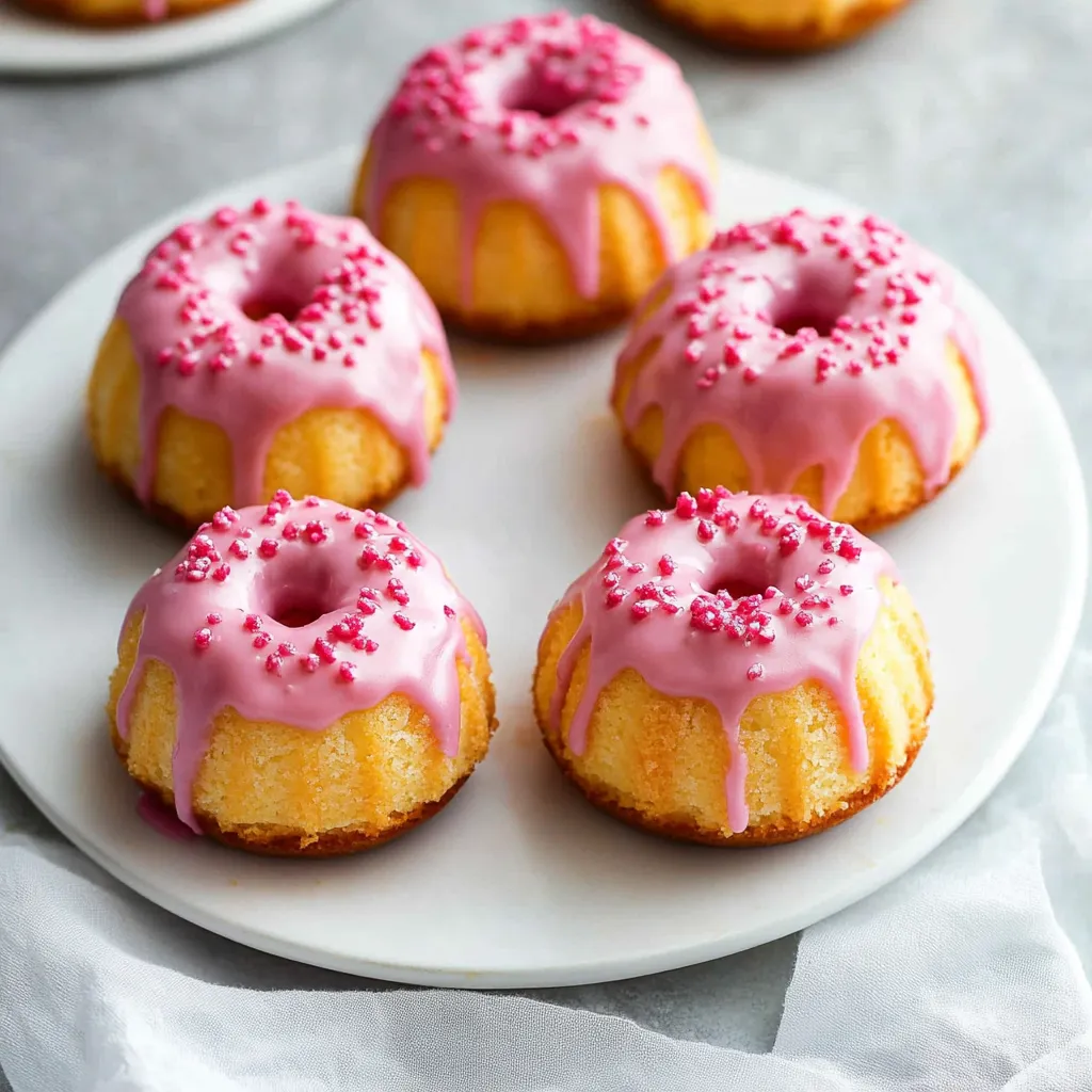 Cute Vanilla Pound Cakes
