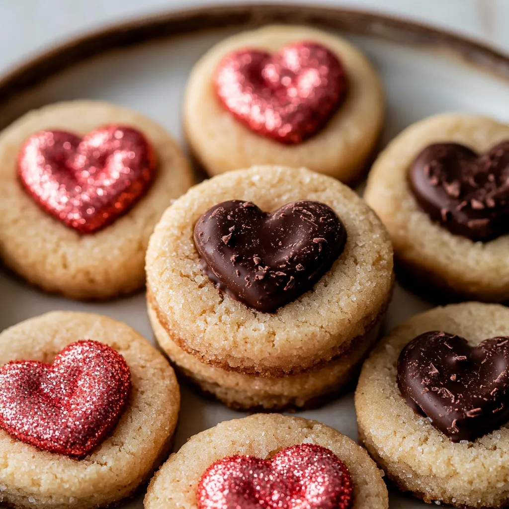 Sweetheart Cookies with Sprinkles