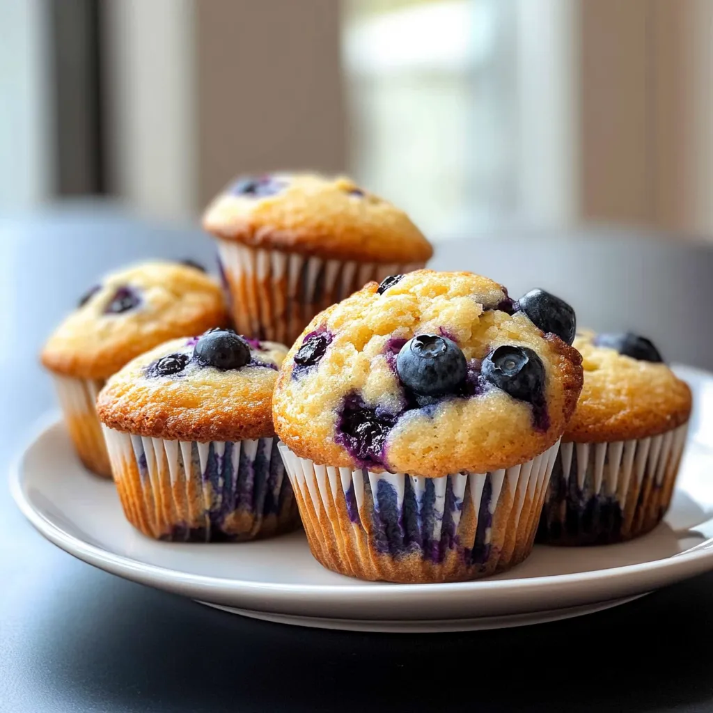 Muffins with Blueberries