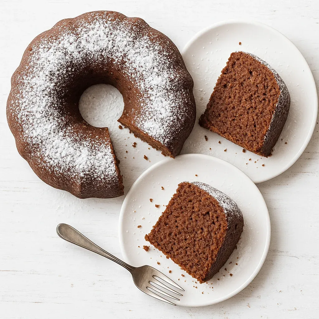A slice of cake on a plate.