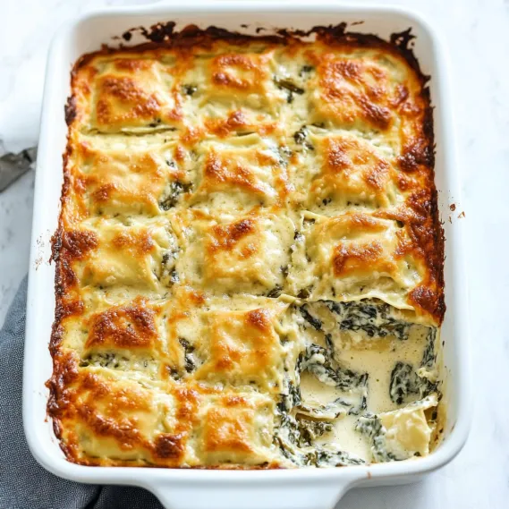 A white dish with a green topping.