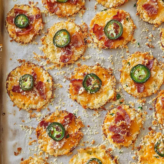 Bacon and jalapeno bites on a tray.