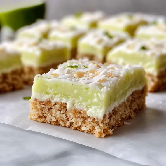 Close-up of a sweet dessert bar with cake in the background.