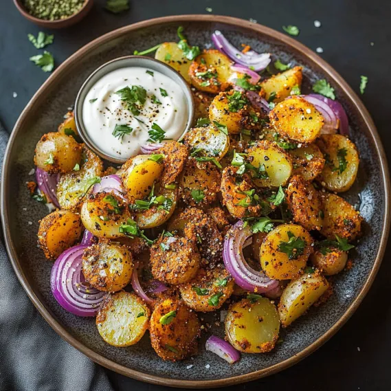 A plate of food with a dollop of sour cream.