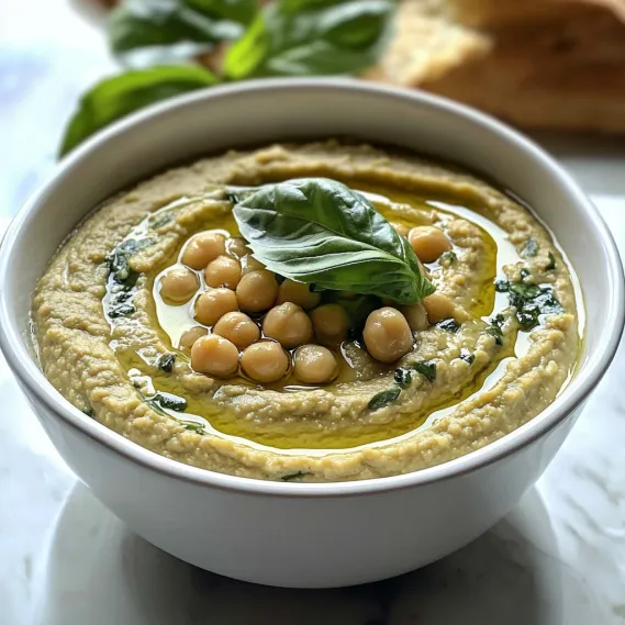 A bowl of creamy dip with a spoon in it.