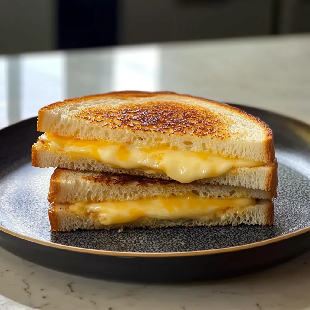 Golden Brown Grilled Sandwich