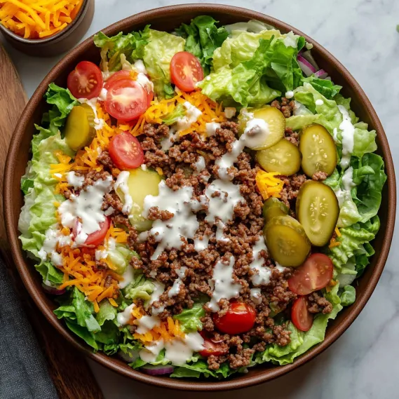 A bowl of salad with lettuce, tomatoes, cheese, and meat.