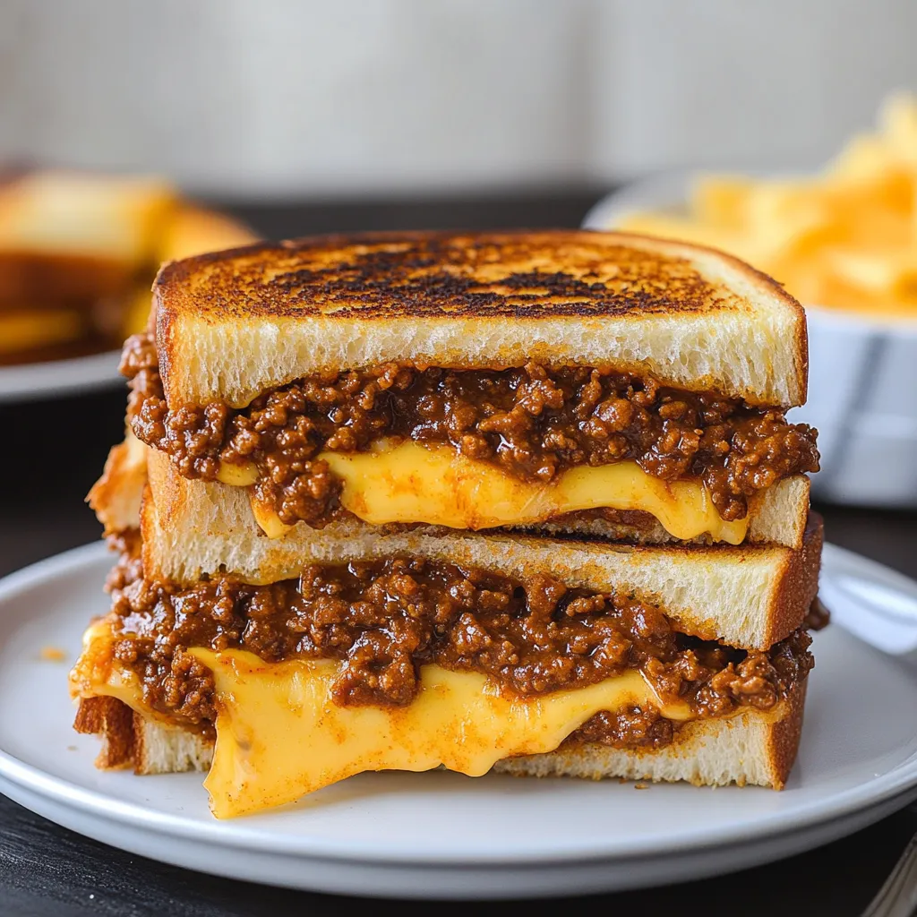 Melty Sloppy Joe Sandwich