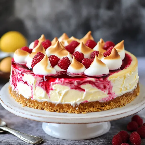 A single cake slice with berries on top.