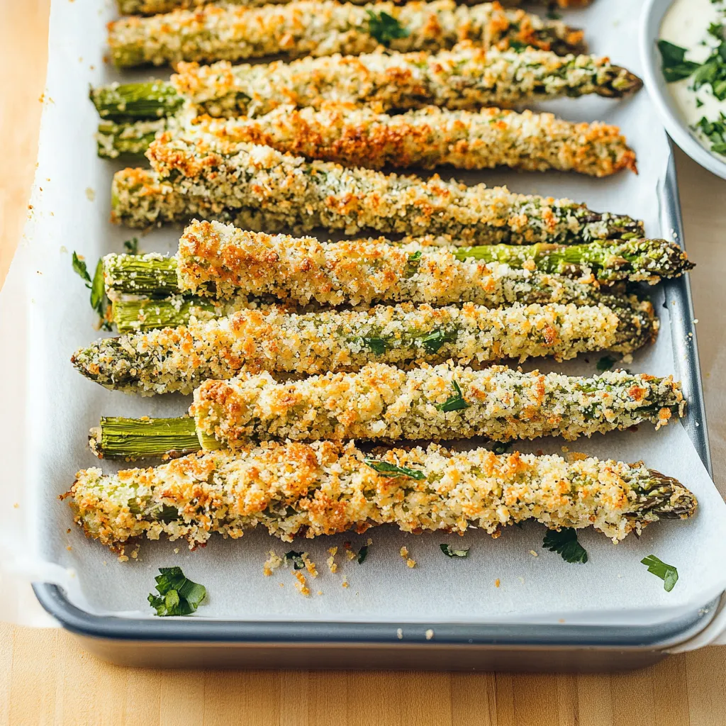 Crispy Parmesan Asparagus Sticks