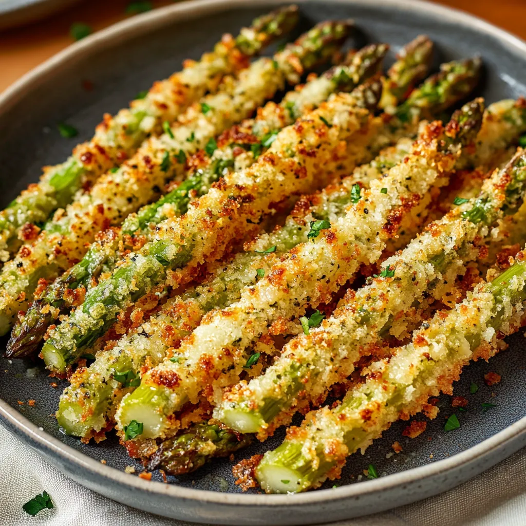 Crispy Parmesan Asparagus Sticks